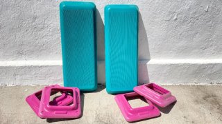 2 Step Aeróbic Azul y Rosa
