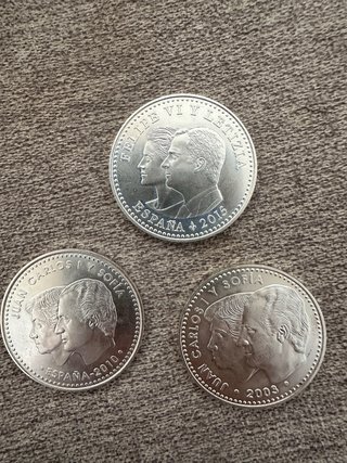 Monedas de plata españolas