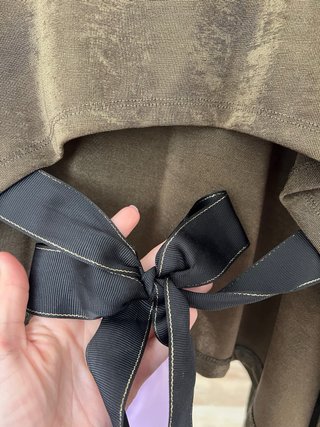 Blusa Stradivarius verde militar mujer