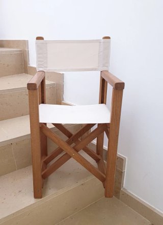 Silla Menorquina Madera y Tela Niñ@