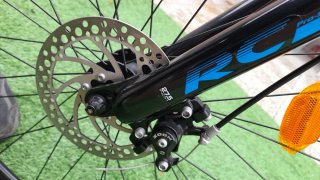 Bicicleta de Montaña Azul Doble Suspensión