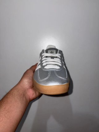 Adidas Gazelle Indoor Argento/Bianco