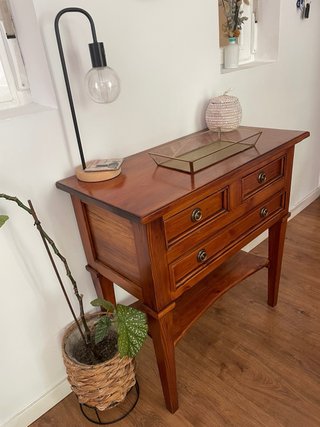 Mueble de entrada madera