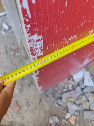 Mueble para termo  Gris y Rojo