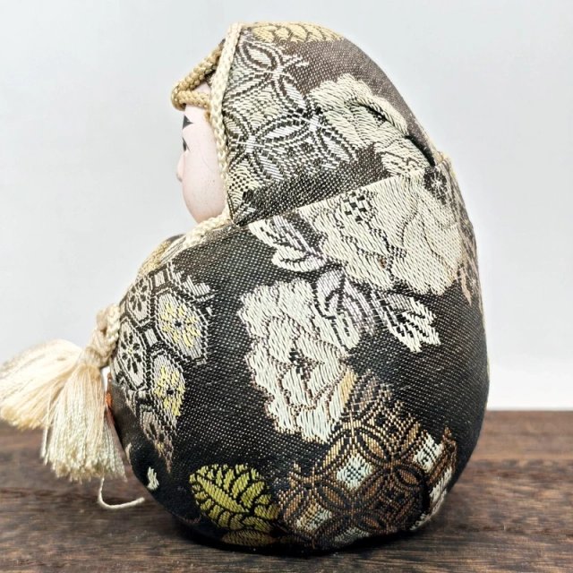 Statua Ningyo Geisha Daruma Guerriera Amuleto Doll