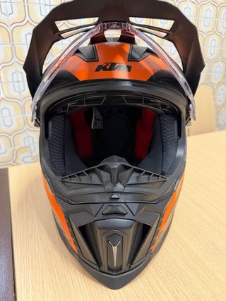 Casco LS2 Explorer Negro Naranja KTM