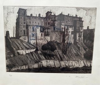 Grabado Original Rafael Llorens Ferri - Alcoy