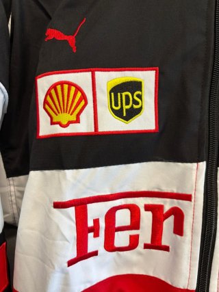 Chaqueta Ferrari F1 Negra y Roja