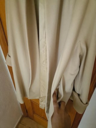 Abrigo paño Corte Inglés Talla 40 Beige