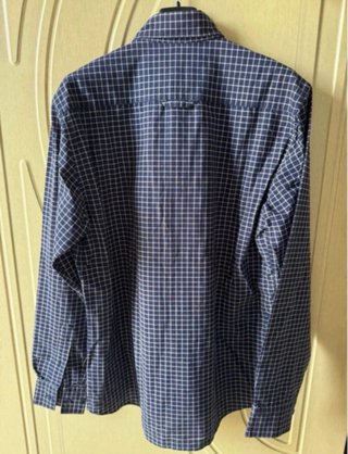Camicia North Sails a quadretti blu e bianco S