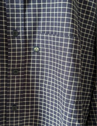 Camicia North Sails a quadretti blu e bianco S