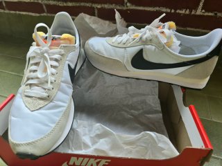 Zapatillas Nike Beige y Blanco