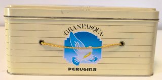 Scatola Latta Perugina Gran Pasqua 1985