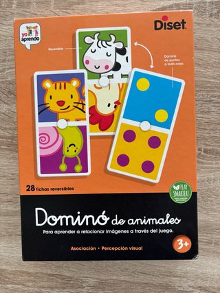 Dominó de Animales Diset - 28 Fichas Reversibles