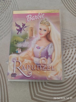 DVD Barbie Rapunzel princesas Disney
