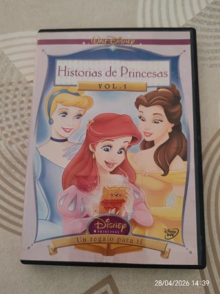 DVD Barbie Rapunzel princesas Disney