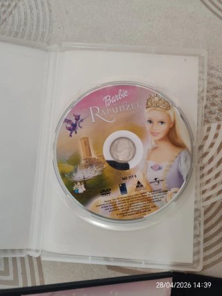 DVD Barbie Rapunzel princesas Disney