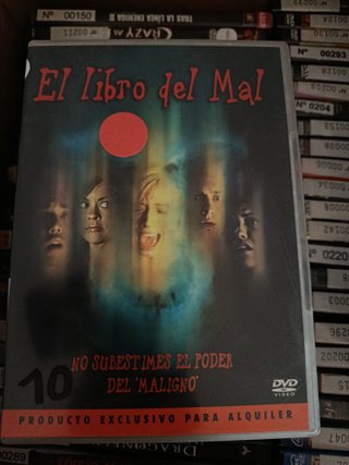 El Libro del Mal DVD Terror Español