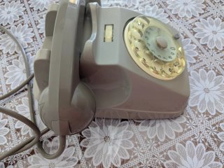 Telefono Vintage Beige/Grigio