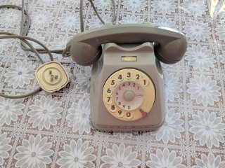Telefono Vintage Beige/Grigio