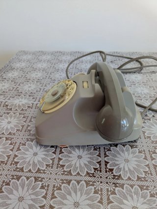 Telefono Vintage Beige/Grigio