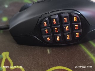 Ratón Logitech G600 MMO Negro