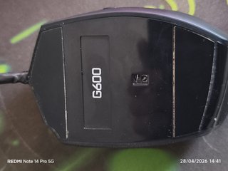 Ratón Logitech G600 MMO Negro