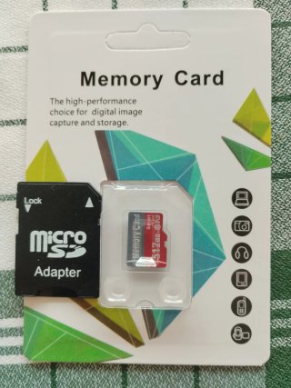 Tarjeta Micro SD 512MB con Adaptador