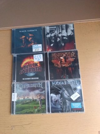 CDs de Música Heavy Metal y Rock