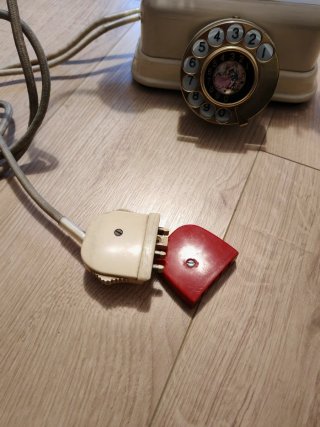 Teléfono Citesa Vintage 1971 Beige/Dorado