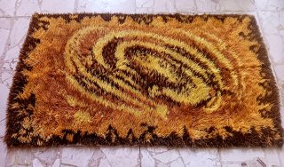 Tappeto vintage anni 70 - Design astratto
