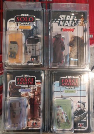Lote 4 Figuras Star Wars: Solo, Kenner, Force Awak