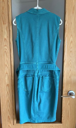 Vestido vaquero turquesa Salsa Jeans Push In