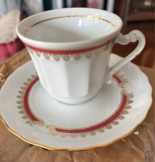 Vajilla 12 servicios Capeans cerámica oro