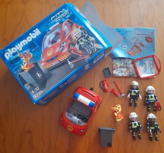 Playmobil 9235 Camión Bomberos + 3 Figuras