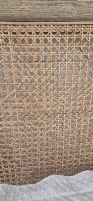 Cabecero de madera y ratán Boyd (Wabi Home)