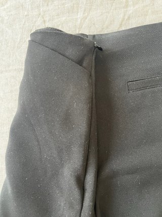 Falda pantalón Stradivarius negra