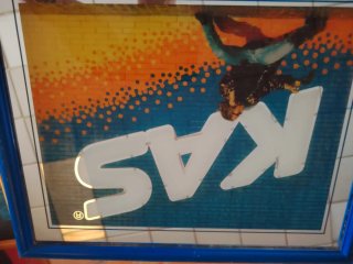 Cartel Cruzcampo Sport y otras marcas. Cuadros pub