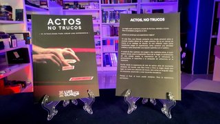 Libro de magia Actos no trucos, de Luis Olmedo