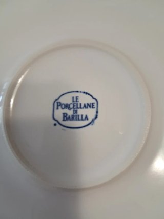 Piatto in ceramica bianco