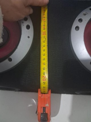 Altavoz Doble Negro y Rojo