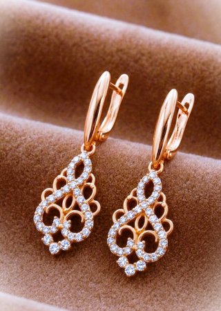 Conjunto Vintage Oro Laminado 14K 585GP