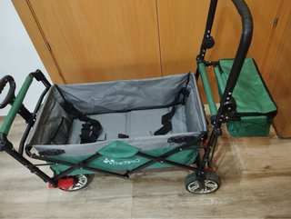 Carro TRESKO con Techo y Bolsa Lateral