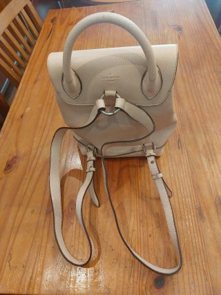 Bolsos Mochila Louis Vuitton Beige y Verde Militar