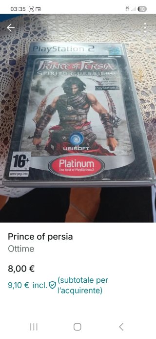 Prince of Persia: Spirito Guerriero PS2