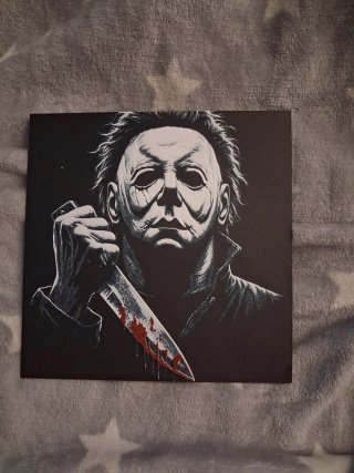 Cuadro Michael Myers Halloween impreso en 3D