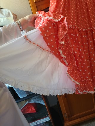 Traje de gitana rojo talla 50