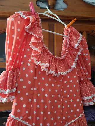 Traje de gitana rojo talla 50