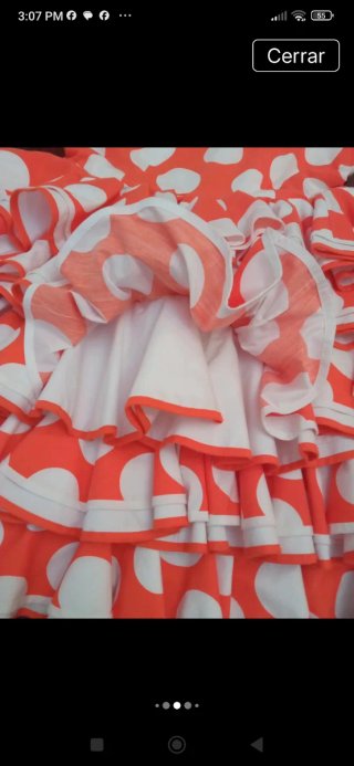 Traje de flamenca con lunares