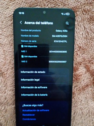 Samsung Galaxy A05s Negro